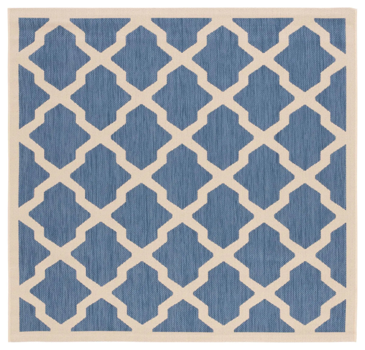 Safavieh Courtyard 5'-3" x 5'-3" Rug in Blue / Beige