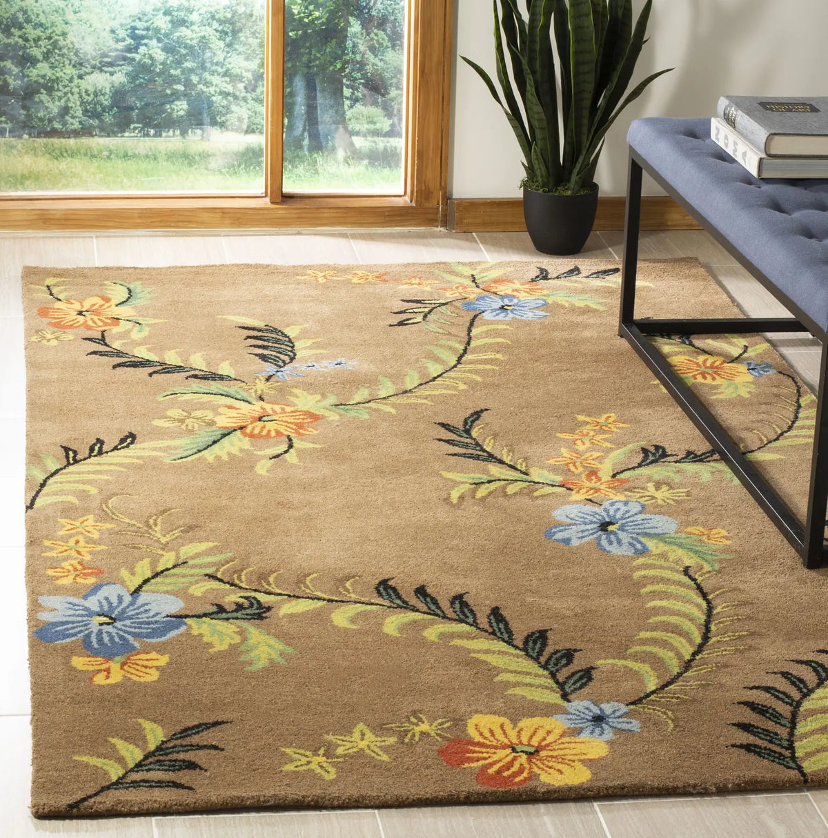 Safavieh Soho 3'-6" x 5'-6" Rug in Brown / Multi