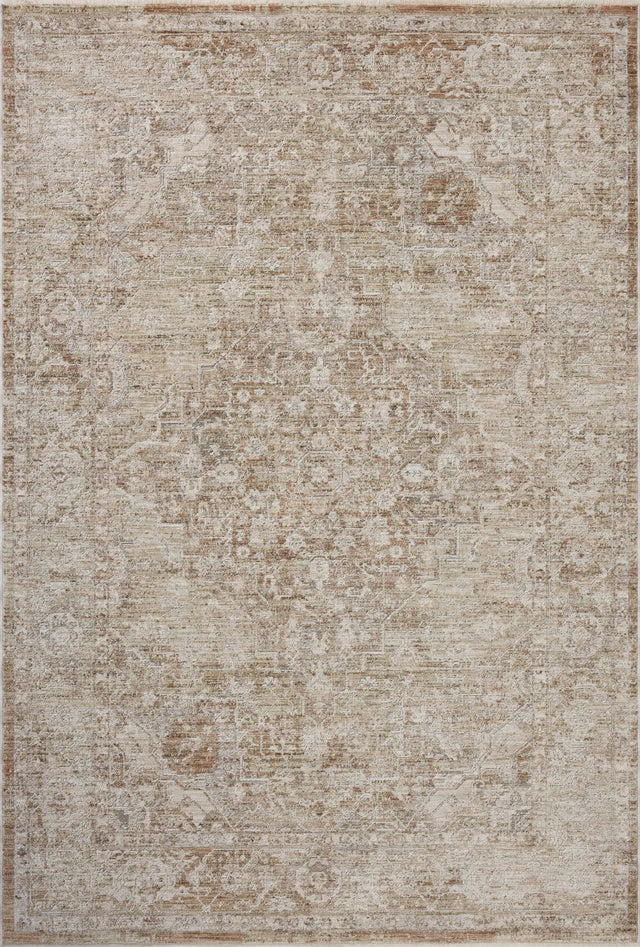 Loloi Tabitha Tai-01 Natural/Clay Rug - main flat