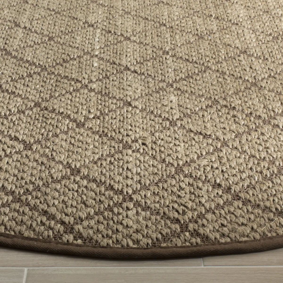 Safavieh Natural Fiber 6'-0" x 6'-0" Rug in Natural / Brown