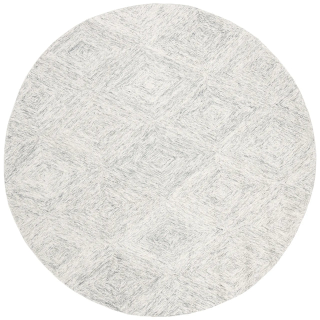 Safavieh Abstract 6'-0" x 6'-0" Rug in Silver