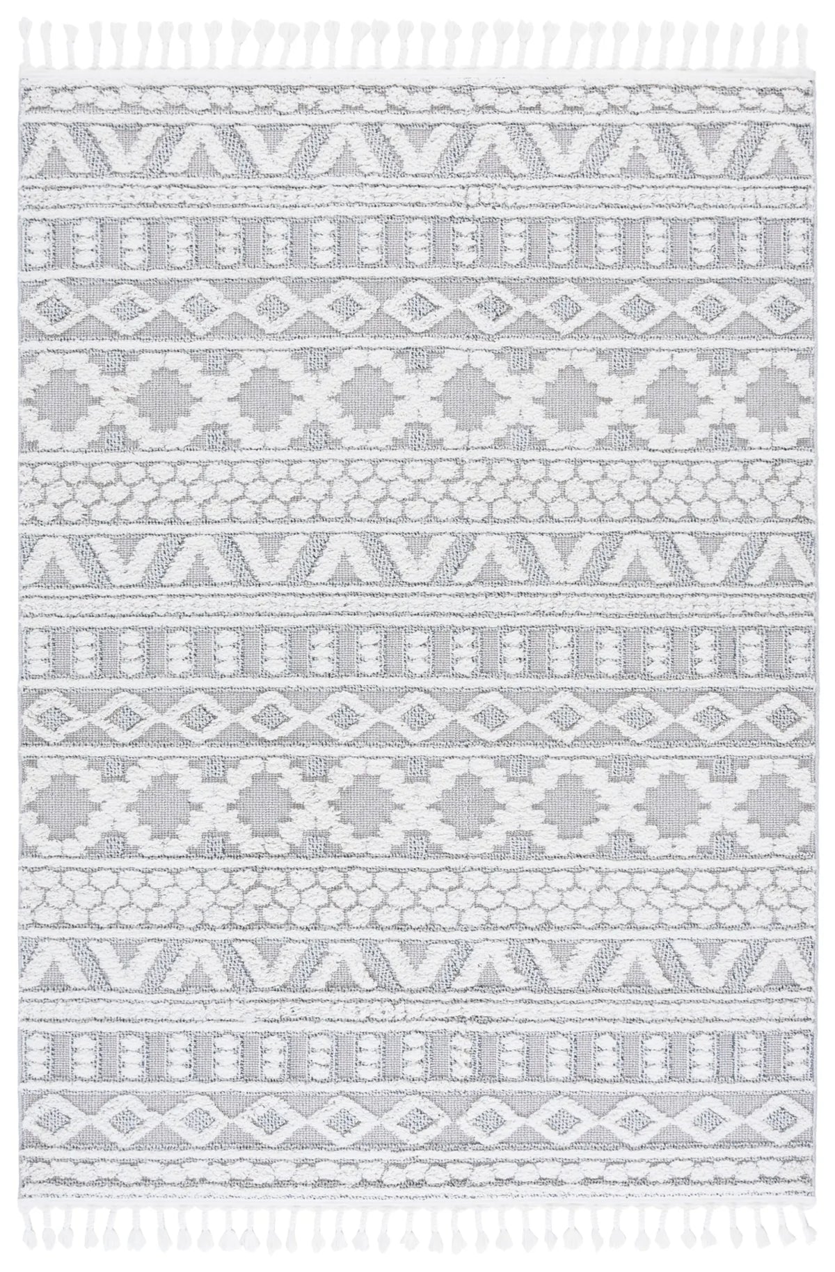 Safavieh Trends 4'-0" x 6'-0" Rug in Grey / Ivory