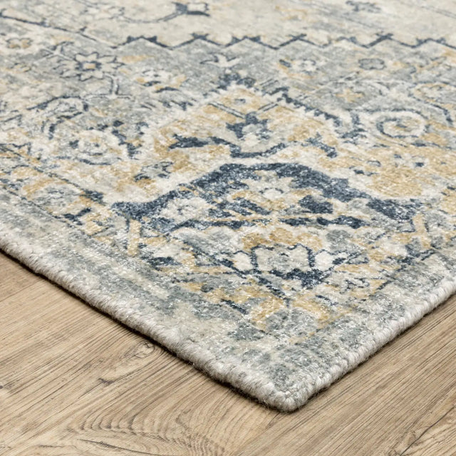 Oriental Weavers Sphinx Windham WIN03 Gold Rugs - corner detail