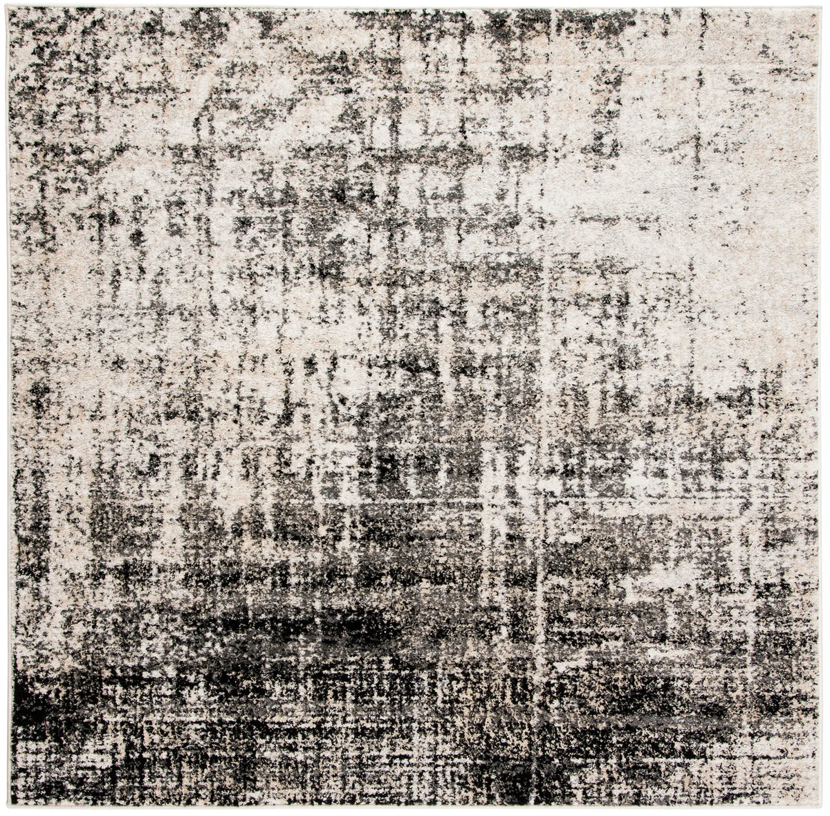 Safavieh Adirondack 6'-0" x 6'-0" Rug in Silver / Black