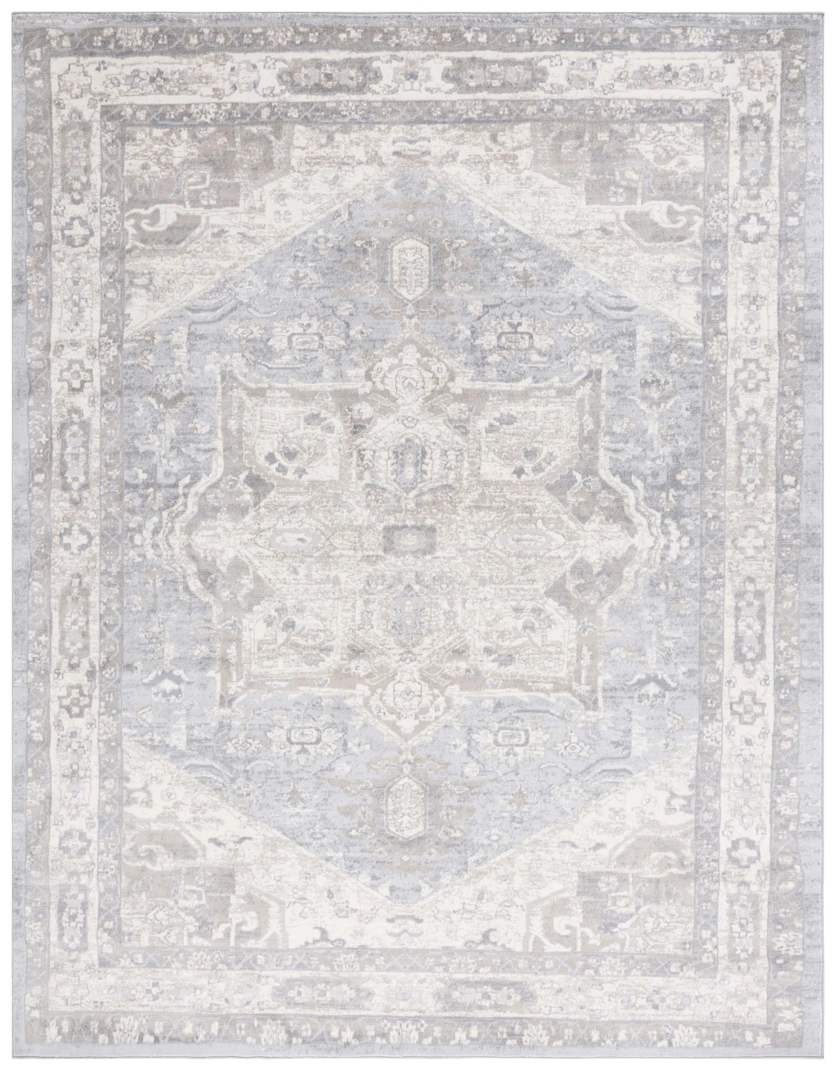 Safavieh Brentwood 10'-0" x 13'-0" Rug in Grey / Beige