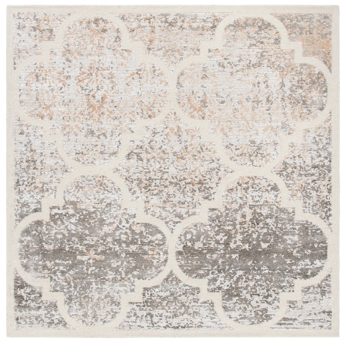 Safavieh Artistry 600 7'-0" x 7'-0" Rug in Ivory / Gold
