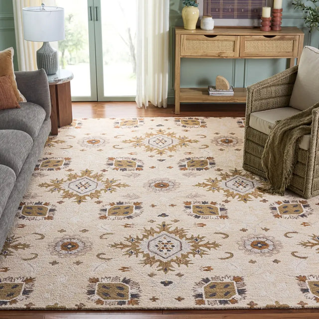 Safavieh Metro 8'-0" x 10'-0" Rug in Beige / Green