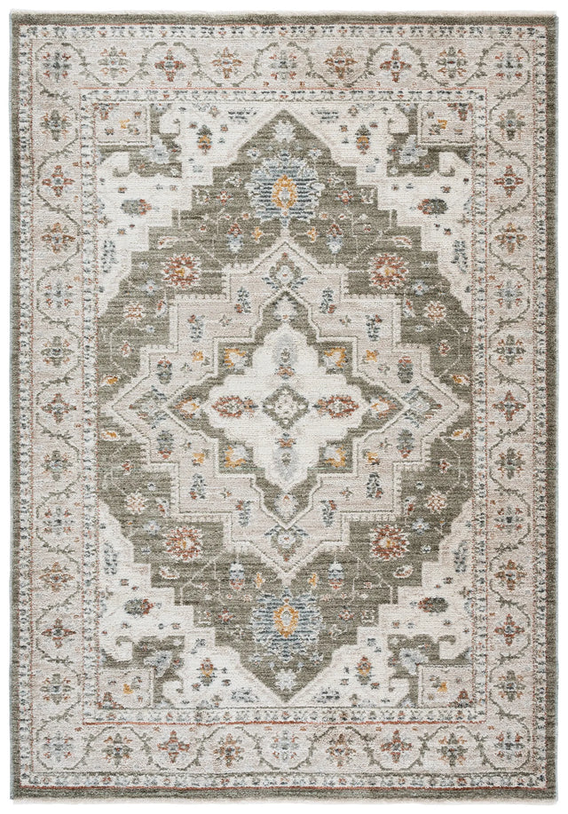Safavieh Vintage Rosewood 4'-0" x 6'-0" Rug in Green / Ivory