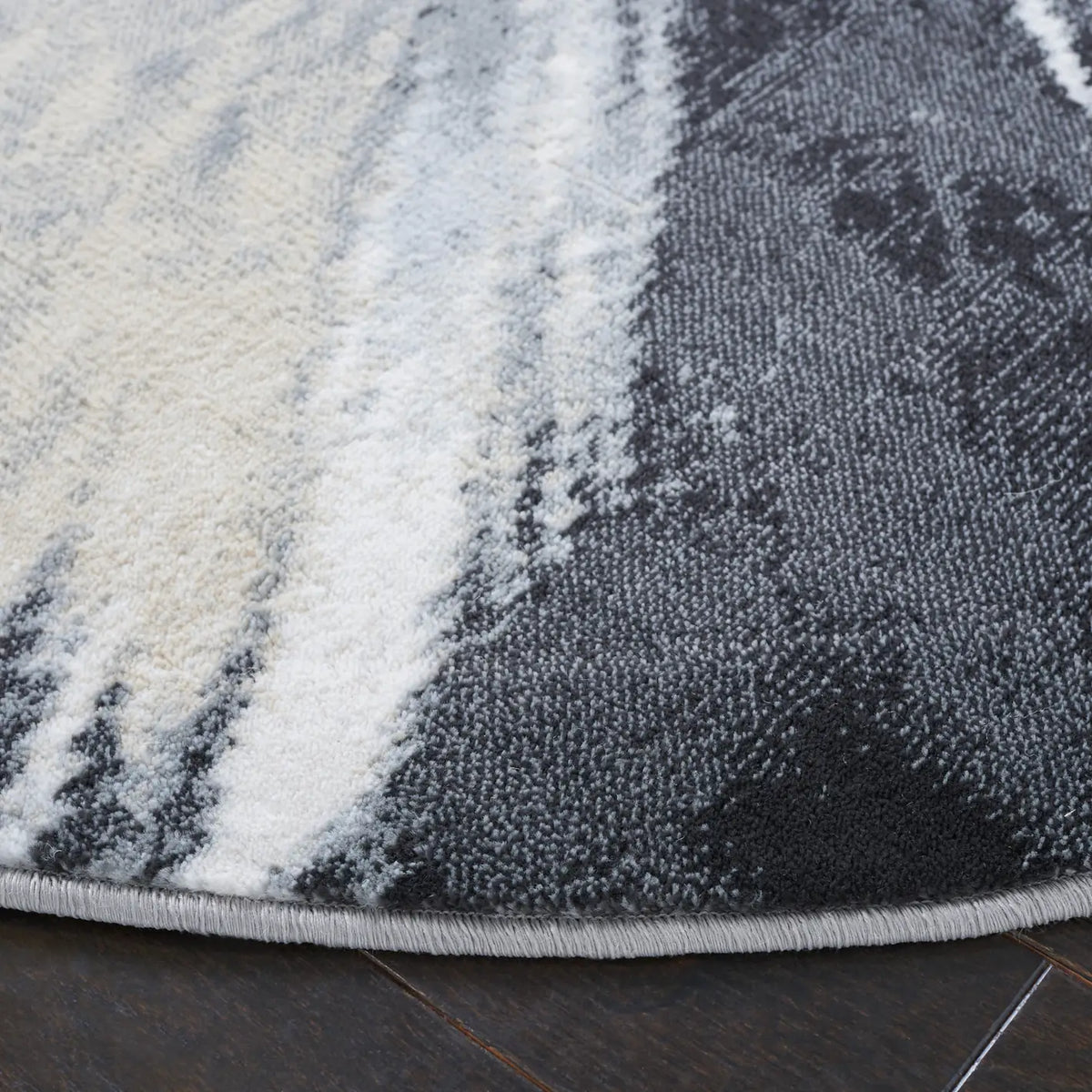 Safavieh Lagoon 6'-7" x 6'-7" Rug in Charcoal / Ivory