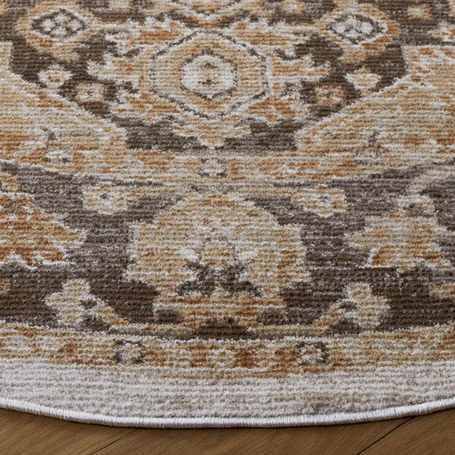 Safavieh Hazel 500 6'-0" x 6'-0" Rug in Gold / Brown