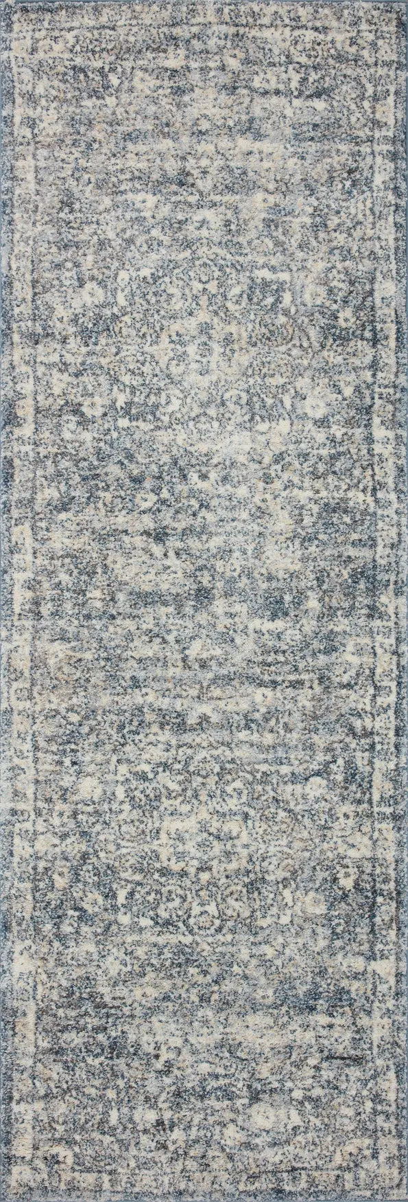 Loloi Theory Thy-02 Ivory/Blue Rugs - runner flat