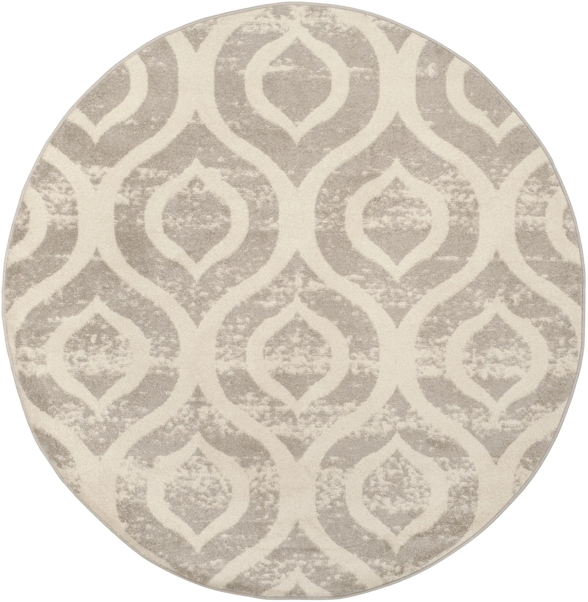 Safavieh Amsterdam 5'-1" x 5'-1" Rug in Ivory / Mauve