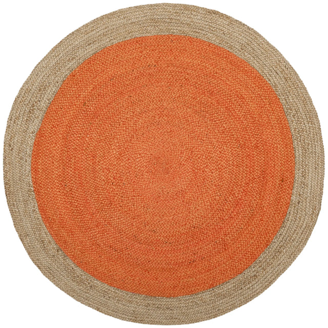 Safavieh Natural Fiber 5'-0" x 5'-0" Rug in Orange / Natural