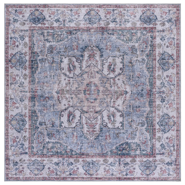 Safavieh Vintage Heriz 800 6'-7" x 6'-7" Rug in Blue / Beige