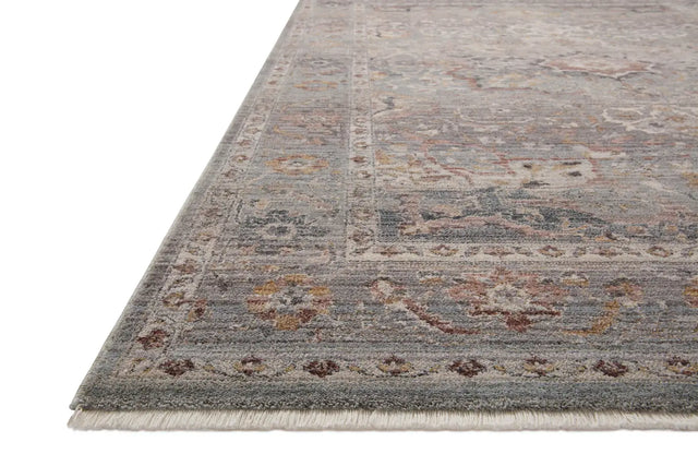 Loloi Lyra Lyr-03 Sky/Multi Rug - rug corner