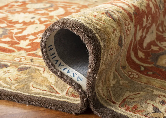 Safavieh Anatolia 4'-0" x 6'-0" Rug in Rust / Green