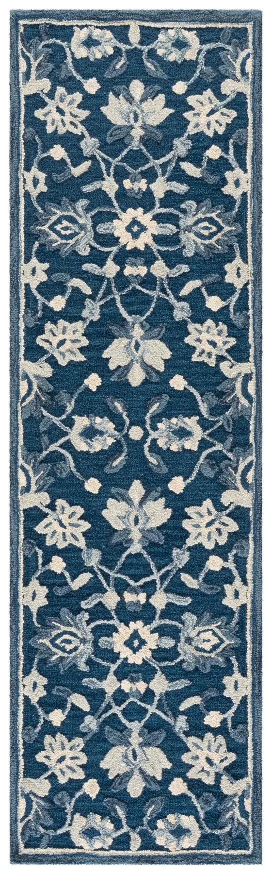 Safavieh Metro 2'-3" x 8'-0" Rug in Navy / Ivory