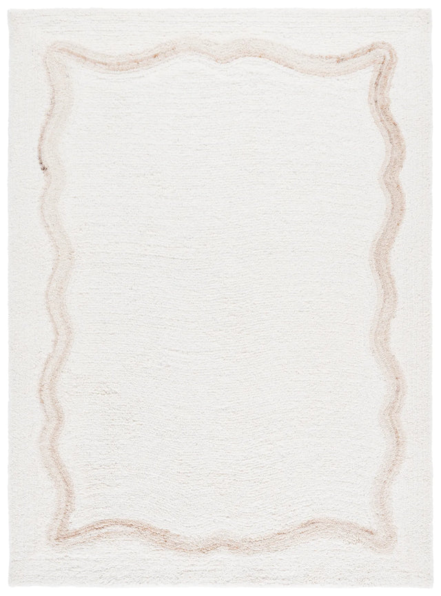 Safavieh Casablanca 4'-0" x 6'-0" Rug in Beige / Ivory