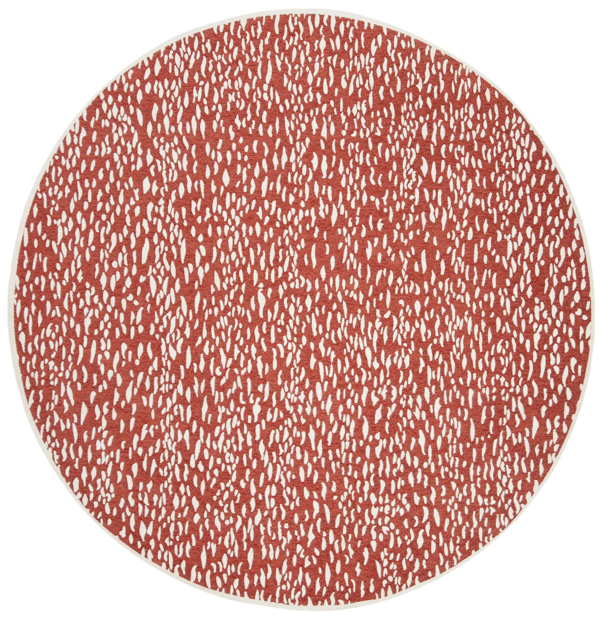 Safavieh Marbella 6'-0" x 6'-0" Rug in Red / Ivory