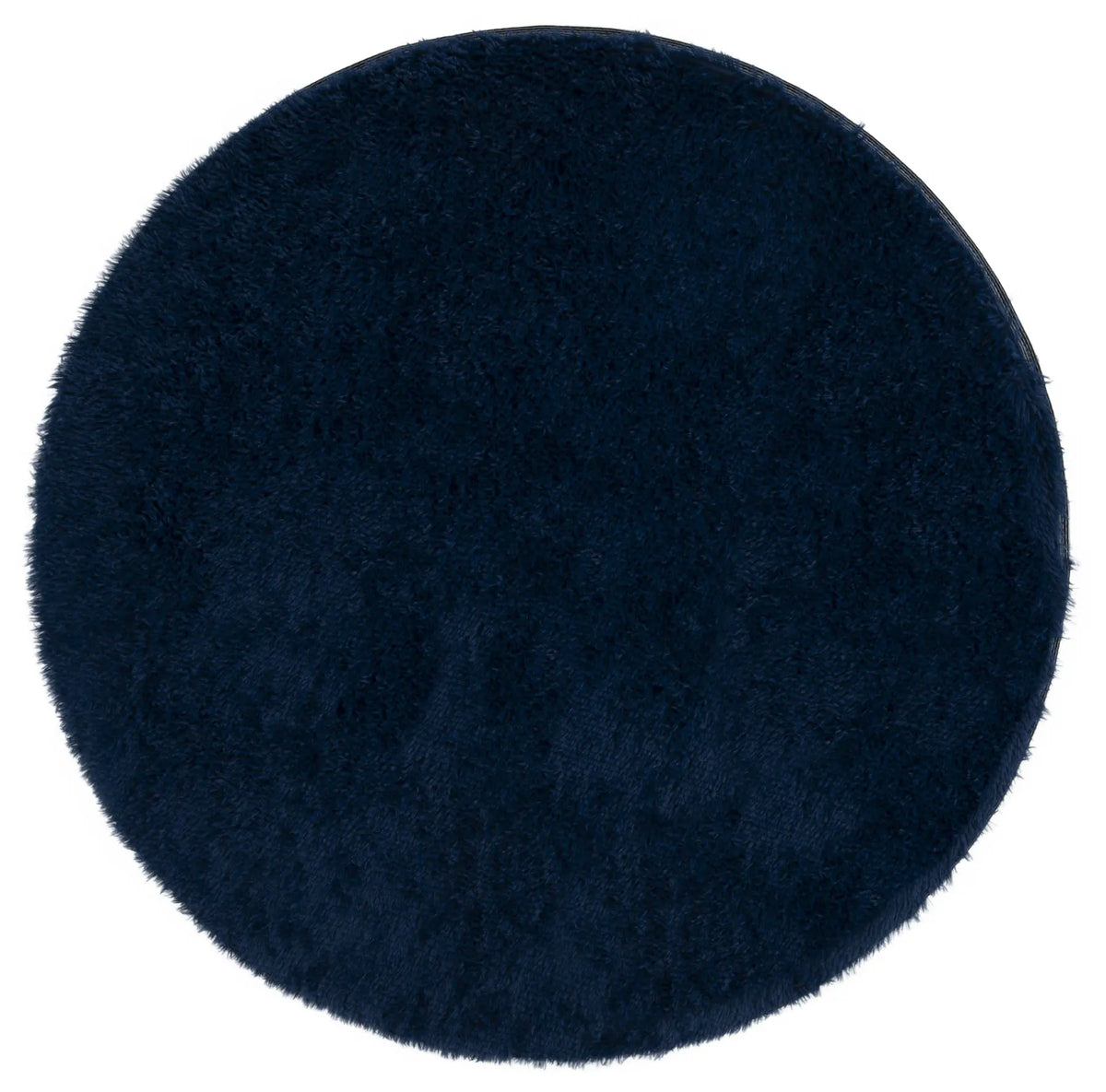 Safavieh Rainbow Shag 4'-0" x 4'-0" Rug in Navy