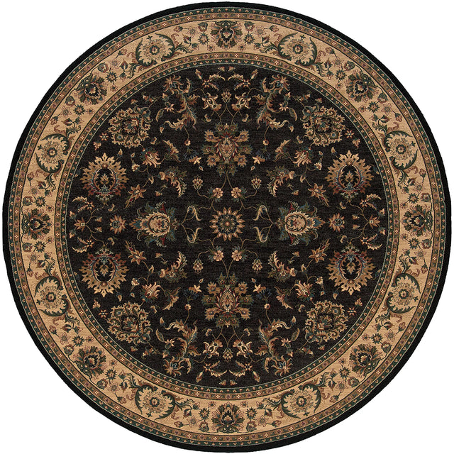 Oriental Weavers Sphinx Ariana 311k3 Black / Ivory Rugs - main flat
