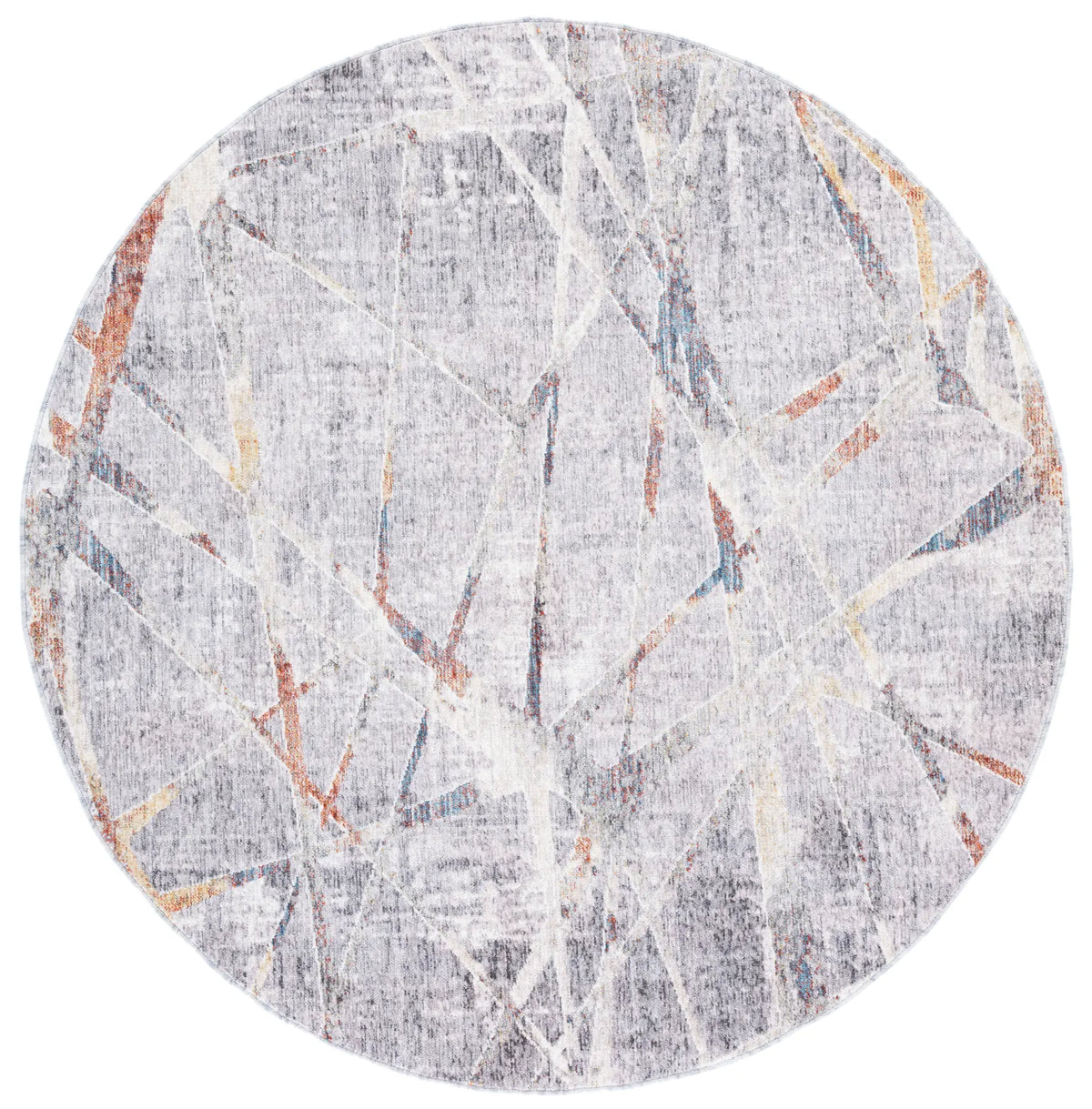 Safavieh Olympia 6'-0" x 6'-0" Rug in Grey / Light Grey
