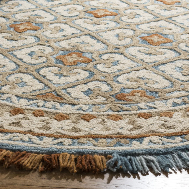 Safavieh Blossom 6'-0" x 6'-0" Rug in Ivory / Blue