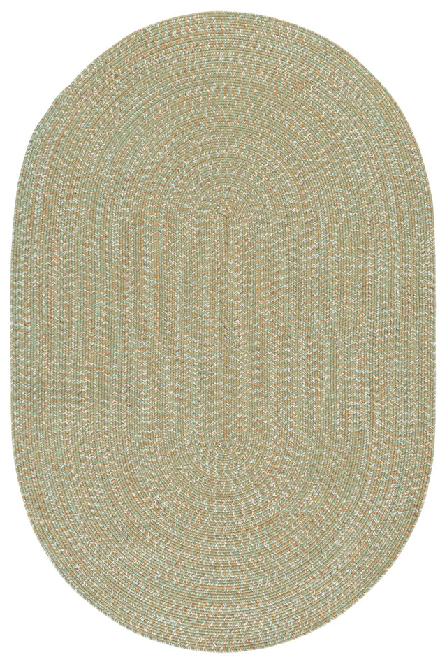 Safavieh Braided 4'-0" x 6'-0" Rug in Light Green / Sage