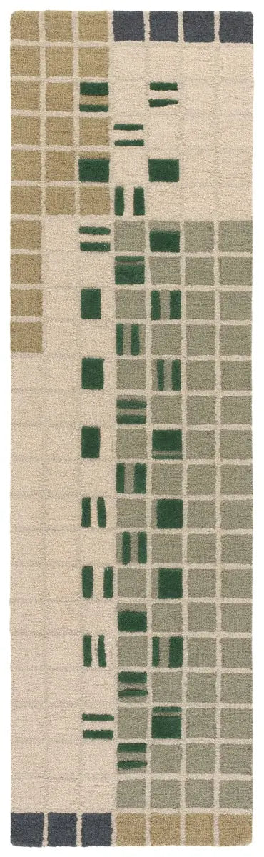 Safavieh Genre 2'-3" x 8'-0" Rug in Green / Beige
