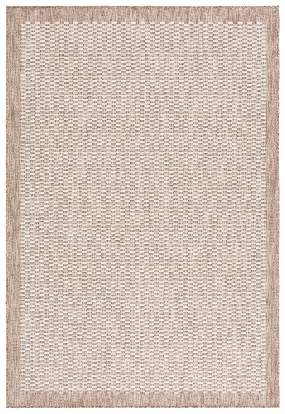 Safavieh Beach House 4'-0" x 6'-0" Rug in Brown / Ivory