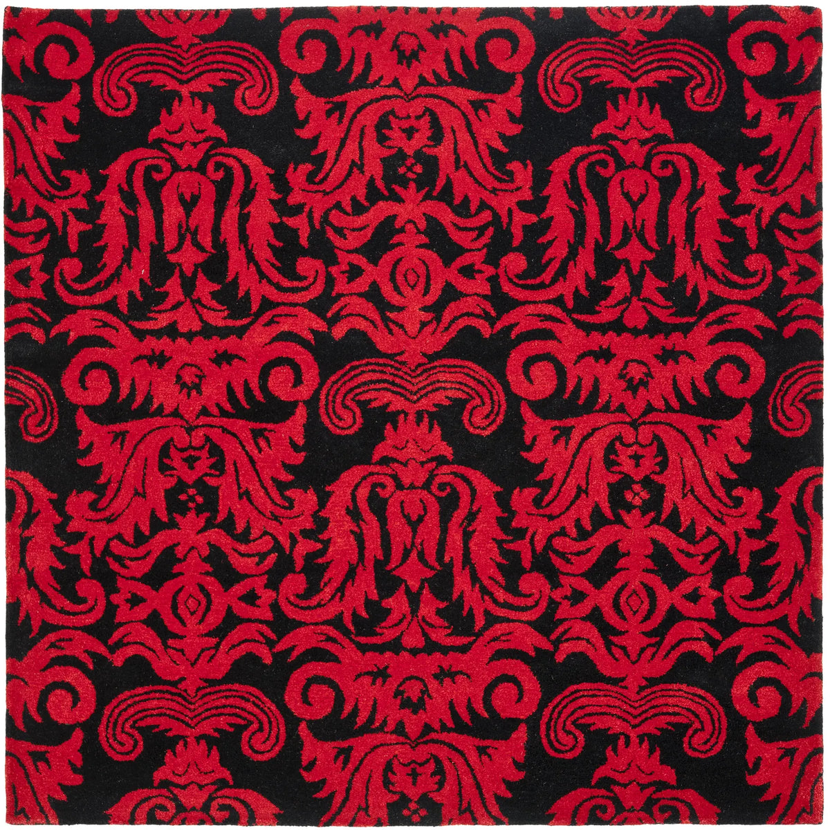 Safavieh Soho 6'-0" x 6'-0" Rug in Black / Red