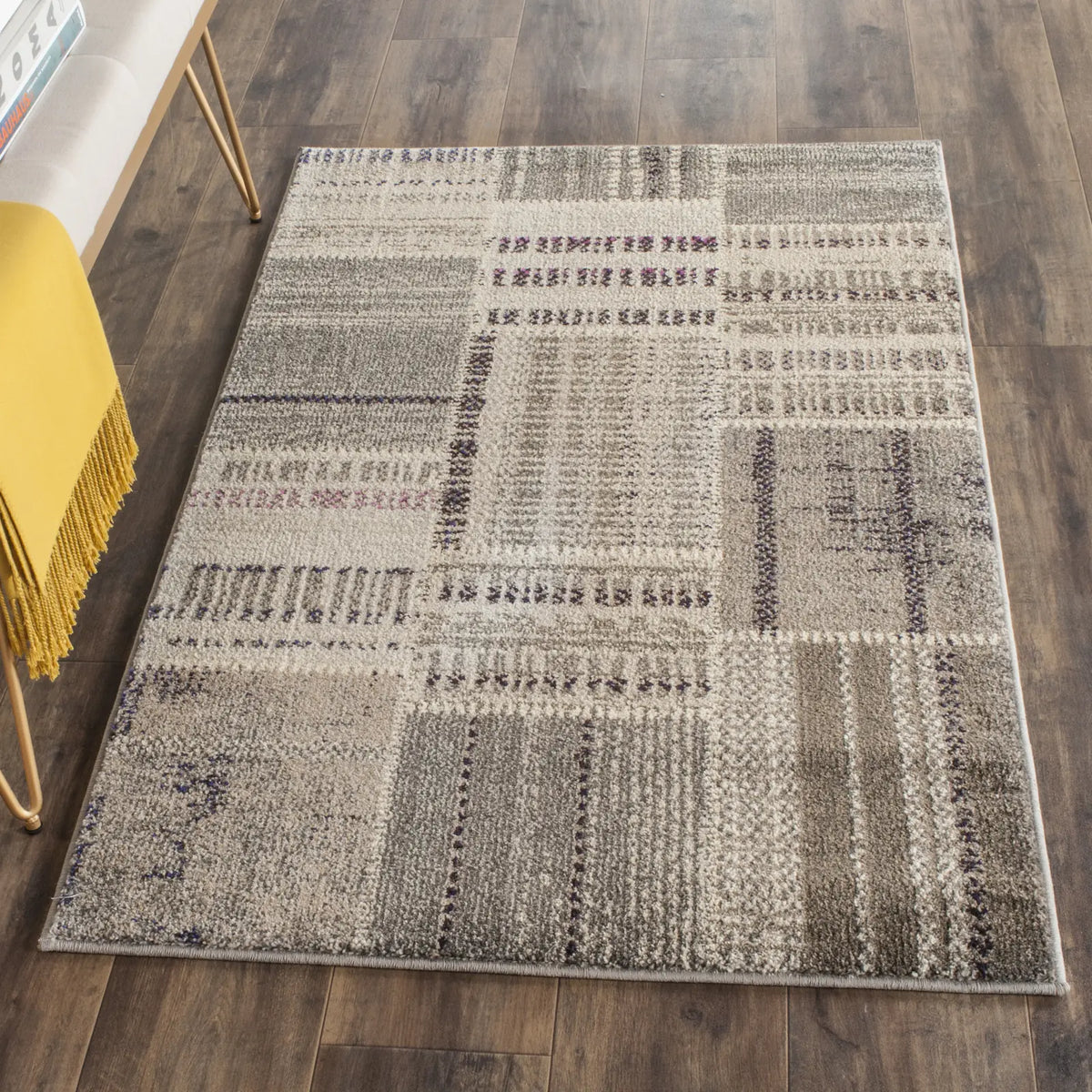 Safavieh Monaco 3'-0" x 5'-0" Rug in Grey / Multi