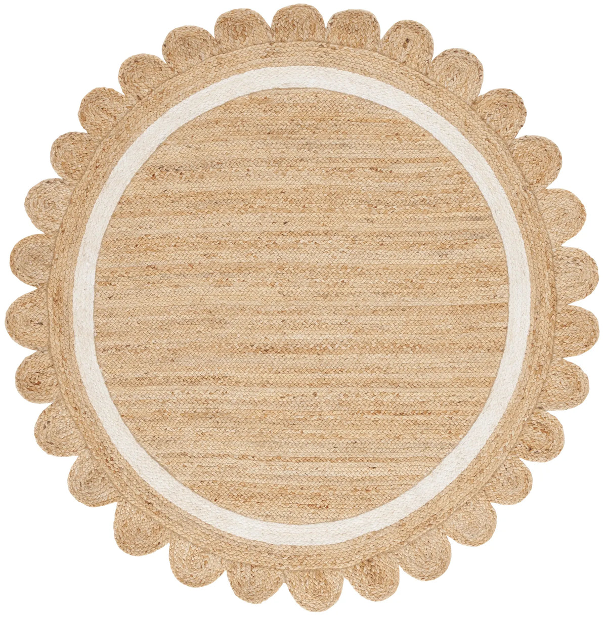 Safavieh Natural Fiber 5'-0" x 5'-0" Rug in Natural / Ivory