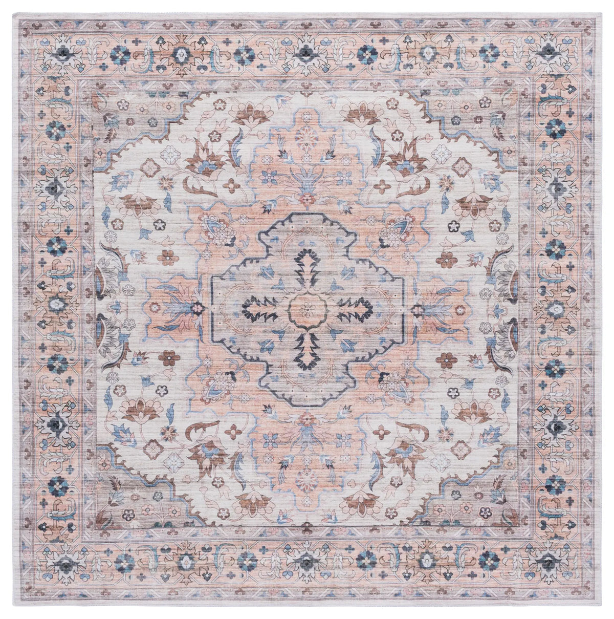 Safavieh Arizona 6'-0" x 6'-0" Rug in Peach / Beige
