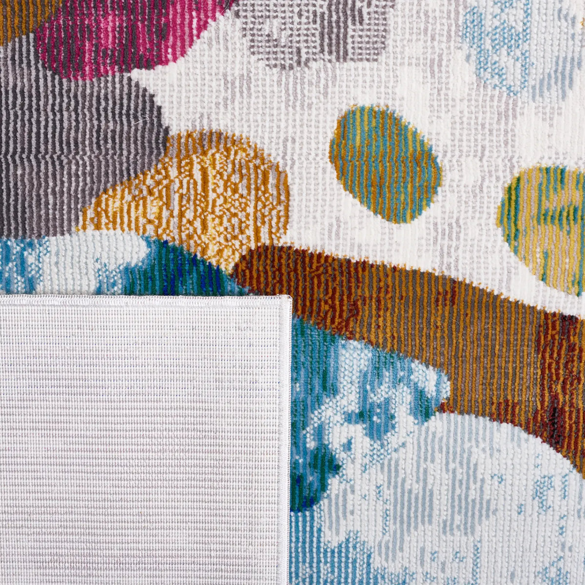 Safavieh Art Studio 4'-0" x 6'-0" Rug in Ivory / Blue