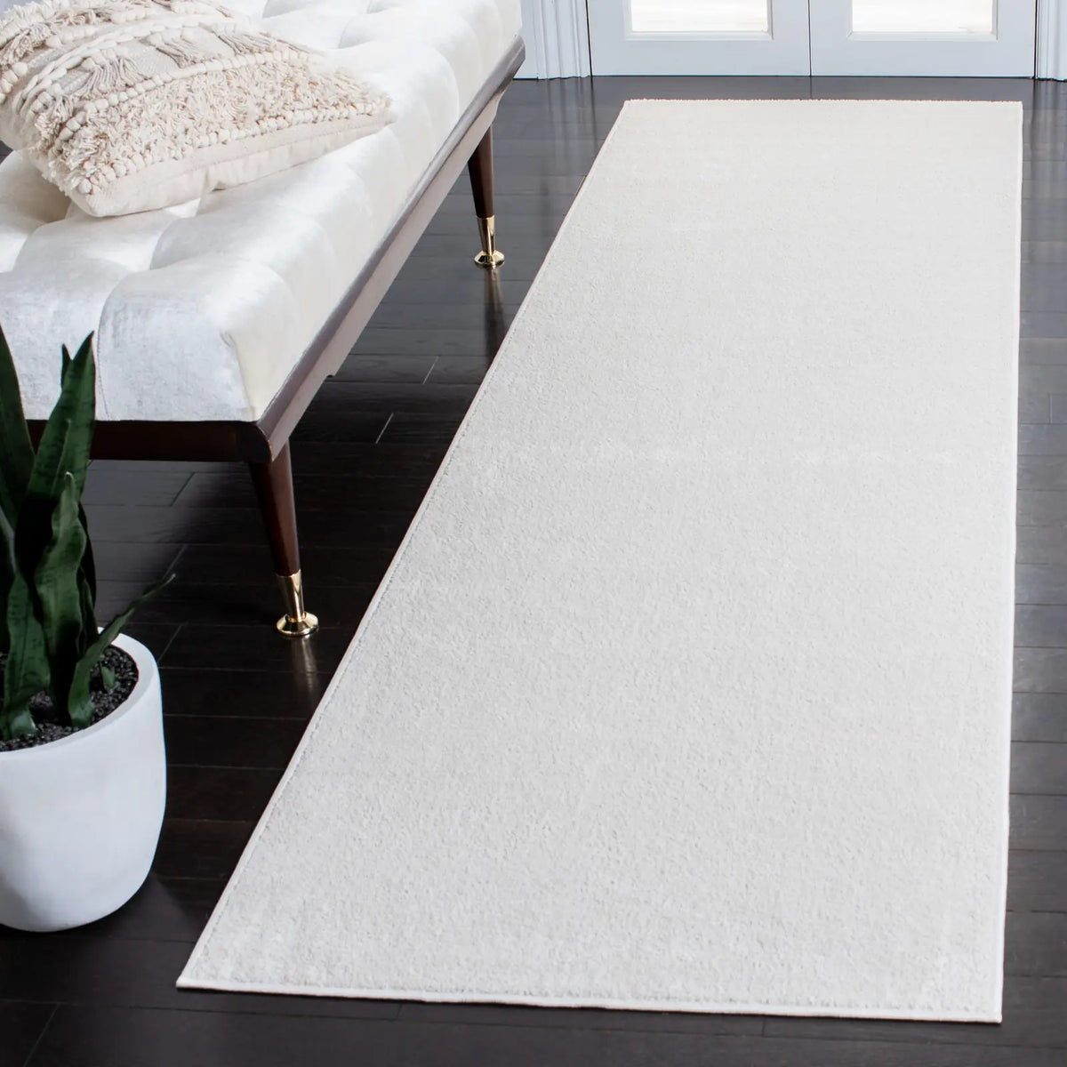 Safavieh Non-Slip 2'-8" x 9'-0" Rug in Ivory