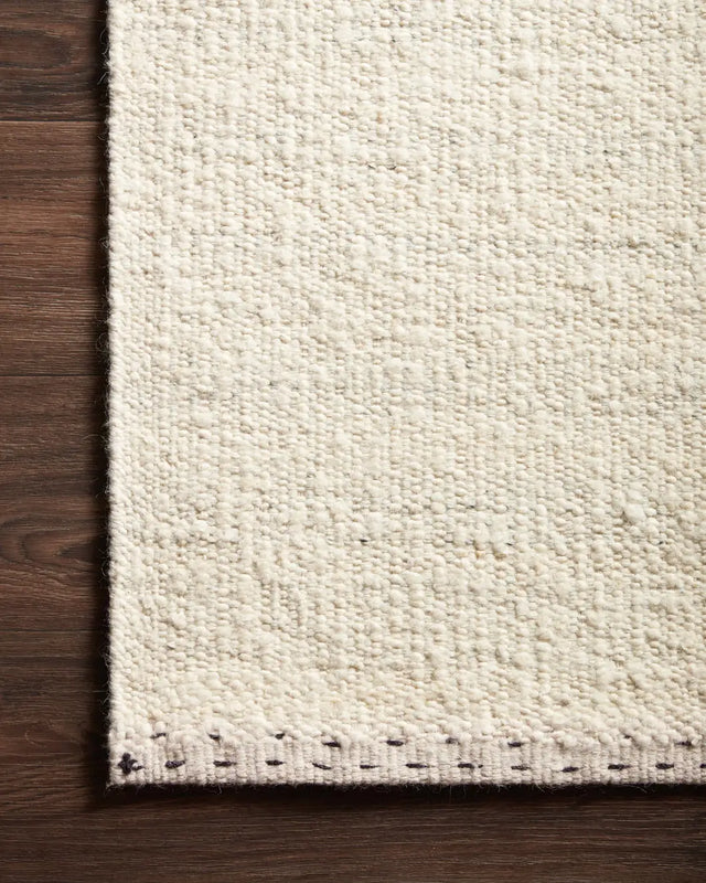 Loloi Sloane Sln-01 Sky Rugs - corner on wood