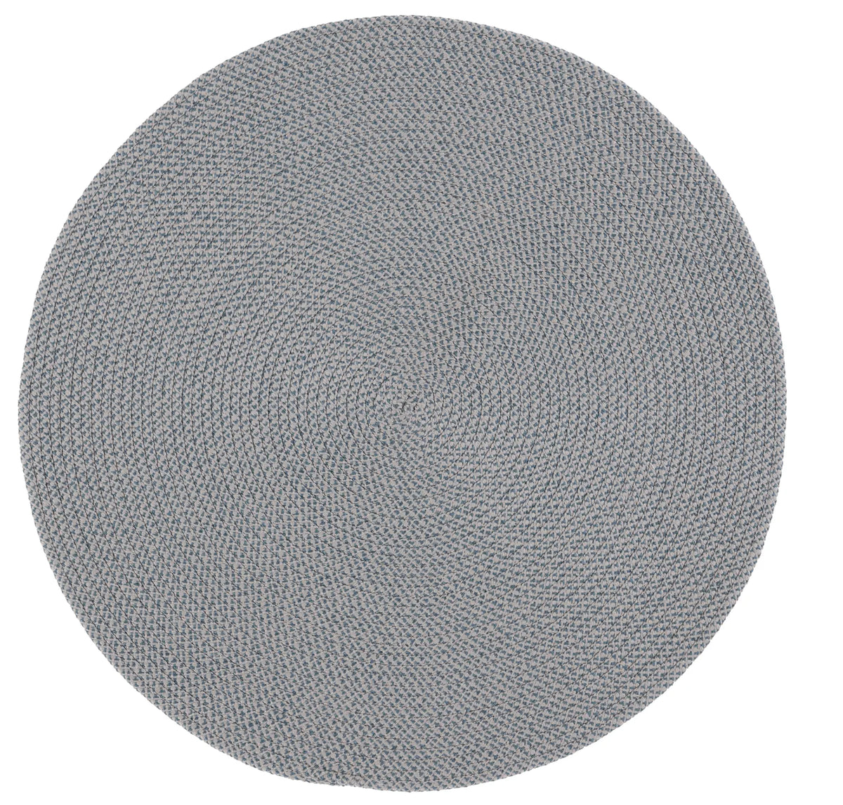 Safavieh Braided 3'-0" x 3'-0" Rug in Grey / Blue