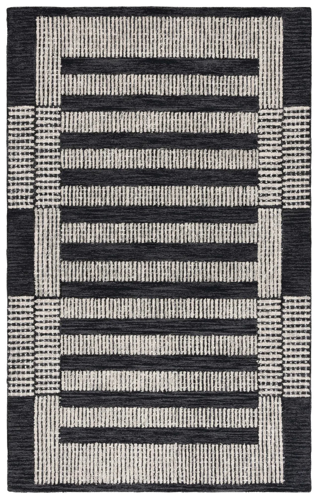 Safavieh Pine 4'-0" x 6'-0" Rug in Charcoal / Ivory