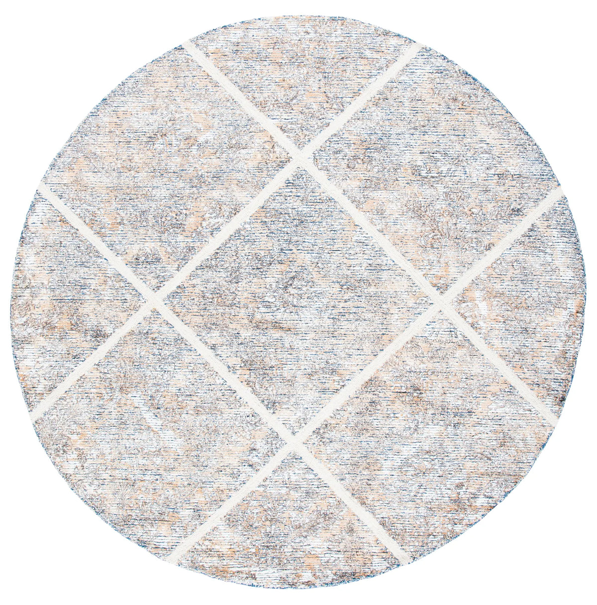 Safavieh Artistry 600 7'-0" x 7'-0" Rug in Ivory / Gold