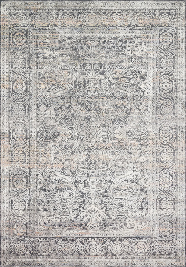 Loloi Lucia Luc-03 Steel / Ivory Rugs - main flat