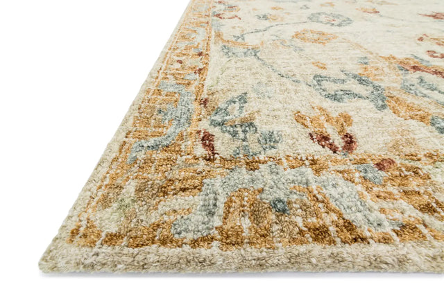 Loloi Julian Ji-03 Ivory / Multi Rugs - rug corner
