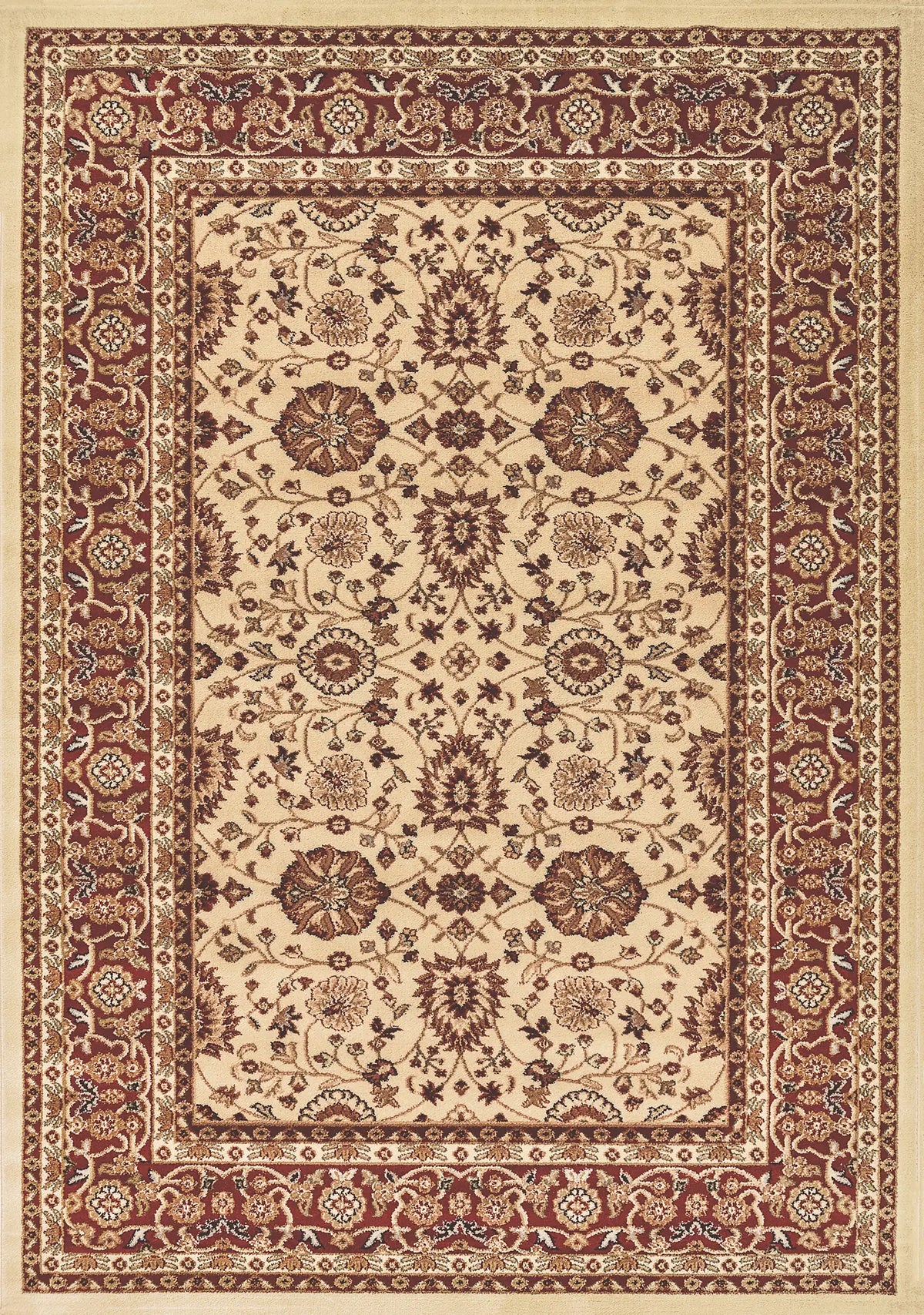 Dynamic Rugs Yazd 2803 Cream / Red Rugs - Rectangular