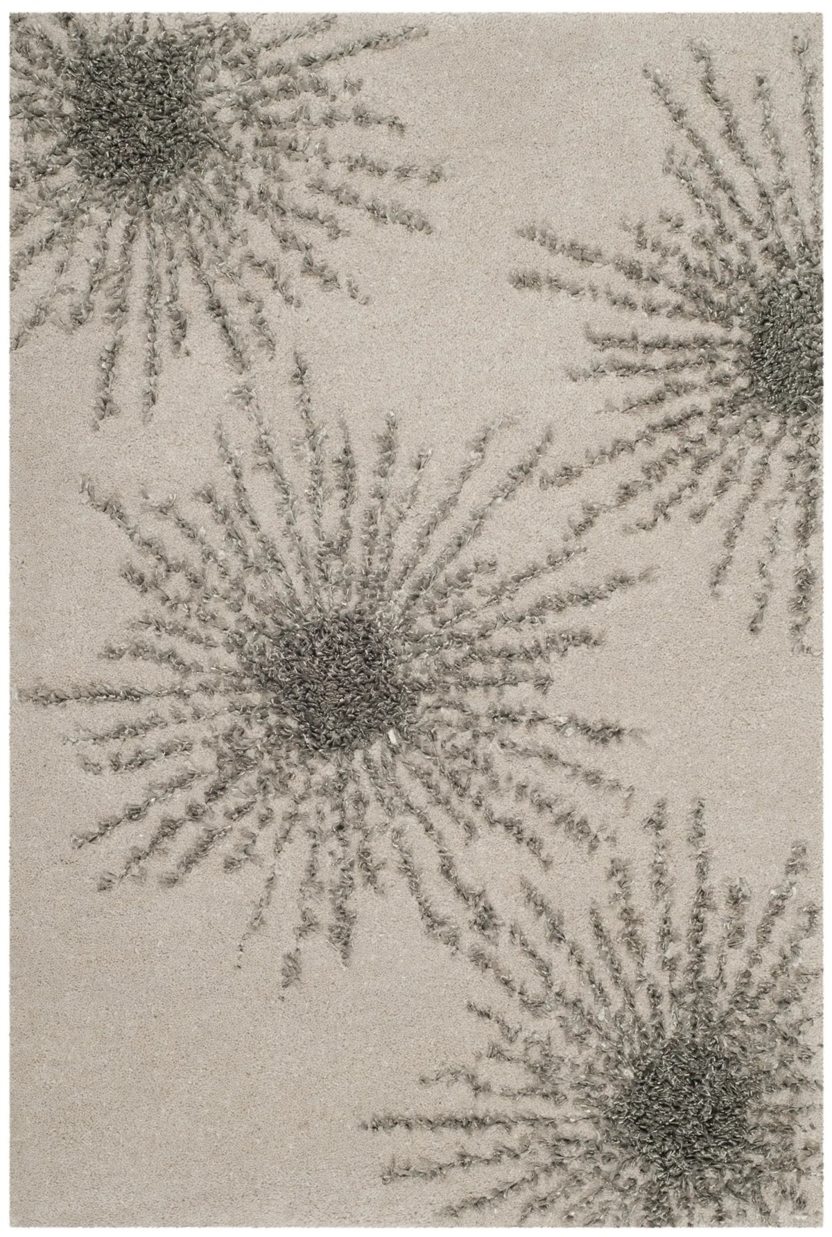 Safavieh Soho 2'-0" x 3'-0" Rug in Ivory / Silver