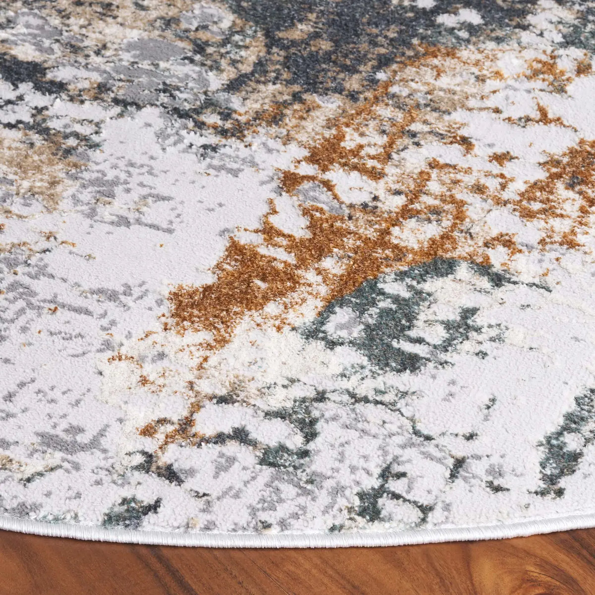 Safavieh Alenia 100 6'-7" x 6'-7" Rug in Grey / Beige