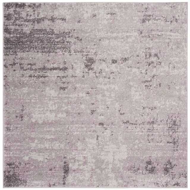 Safavieh Adirondack 6'-0" x 6'-0" Rug in Light Grey / Purple