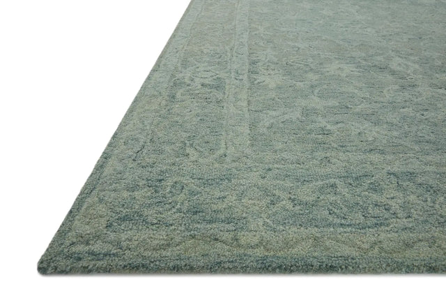 Loloi Lyle Lk-05 Teal Rugs - rug corner