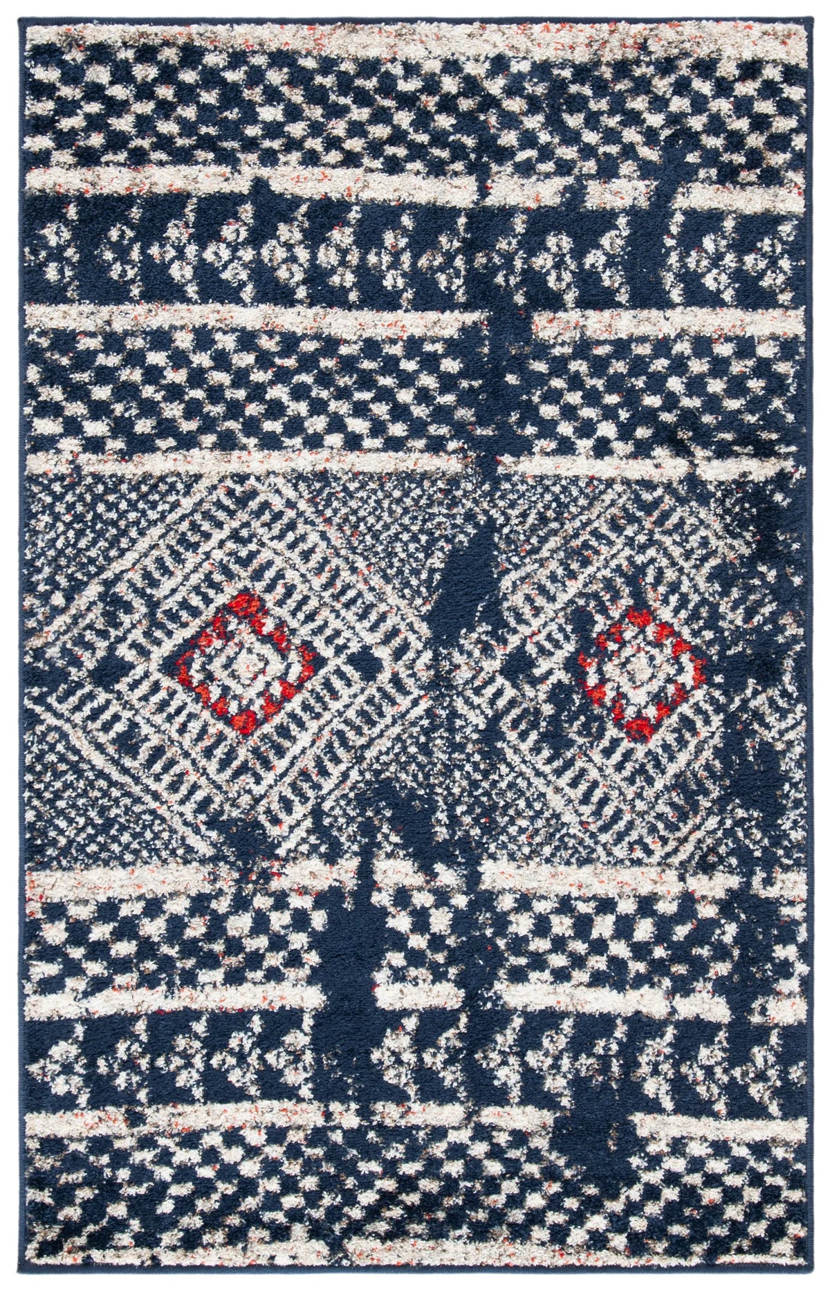 Safavieh Adirondack 3'-0" x 5'-0" Rug in Navy / Light Grey
