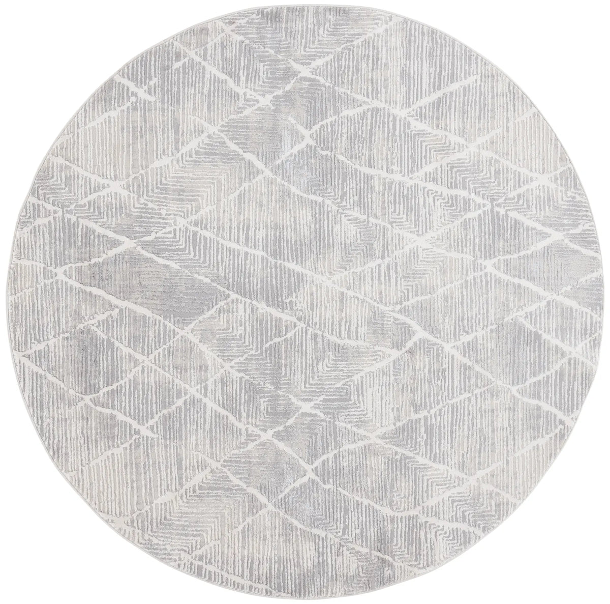 Safavieh Hanna 6'-7" x 6'-7" Rug in Ivory / Light Grey