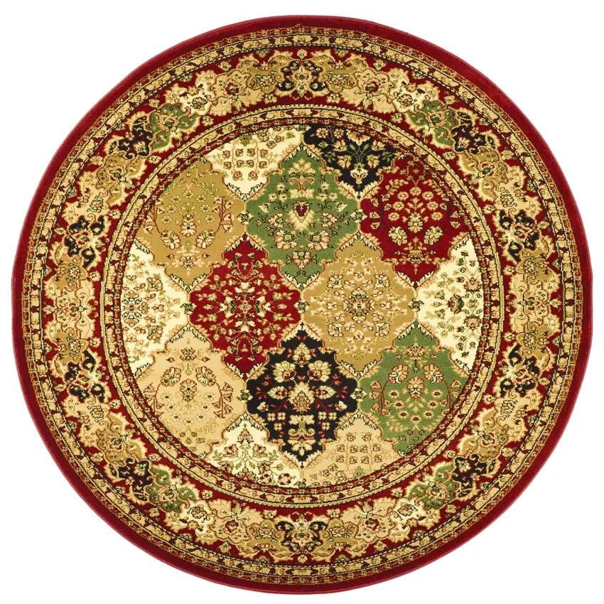 Safavieh Lyndhurst 5'-3" x 5'-3" Rug in Multi / Red